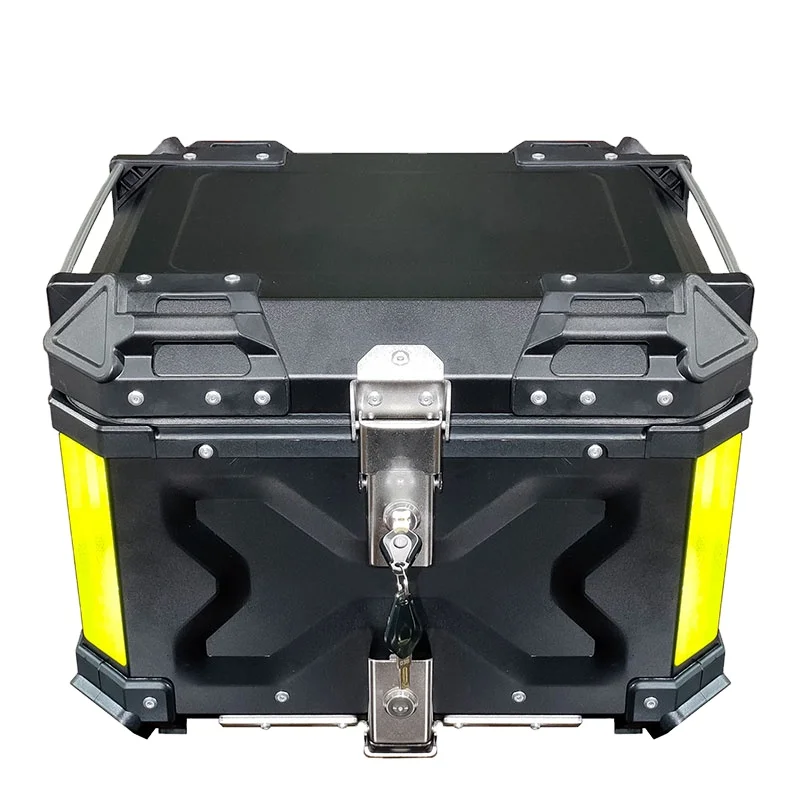 Motorcycle Tail Box Top Box Waterproof and Shockproof Large-capacity Aluminum Suitable for 38L Trunk Universal  Iso9001