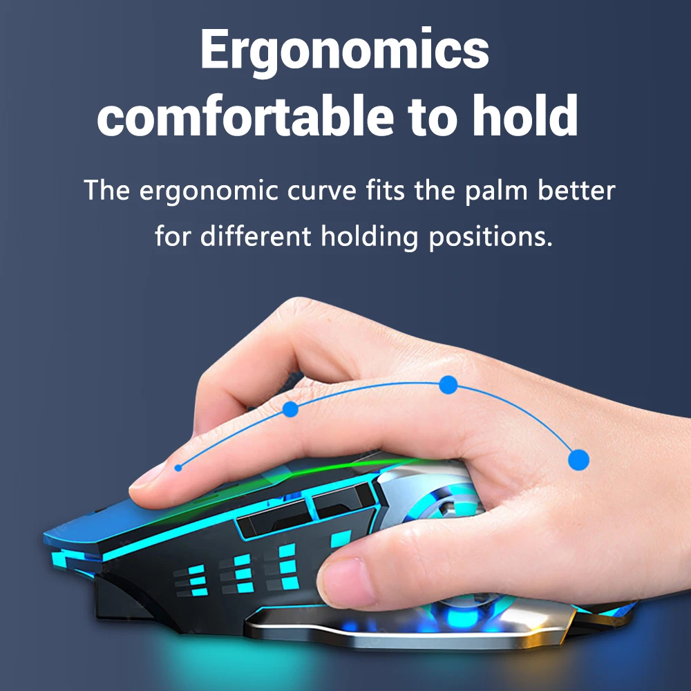 Rechargeable Bluetooth Gaming Mouse 2