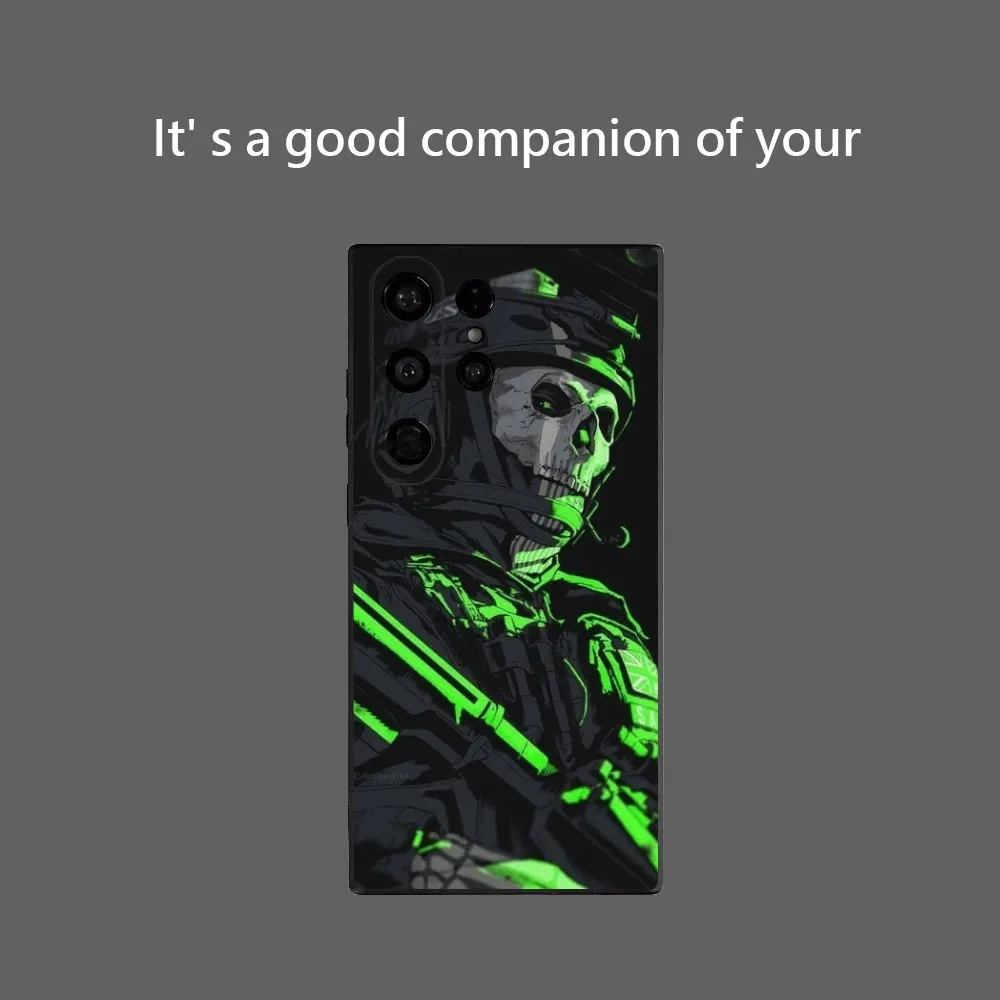 C_Call Of Dutys Black Ops Phone Case For Samsung Galaxy S25 Ultra S22 S23 S24 Ultra S21 S20 5G Protective Soft Silicone TPU Fu