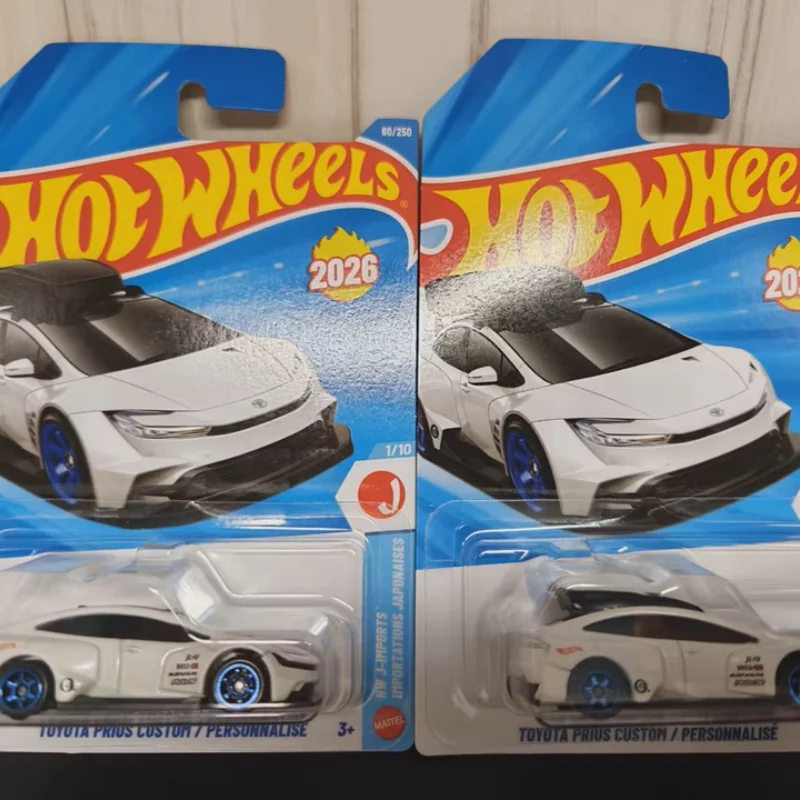 2026 Original Hot Wheels Vehicle Prius Custom Diecast Car Model Edition 1:64 With Luggage Rack Collectible Toy Vehicle  For Fans