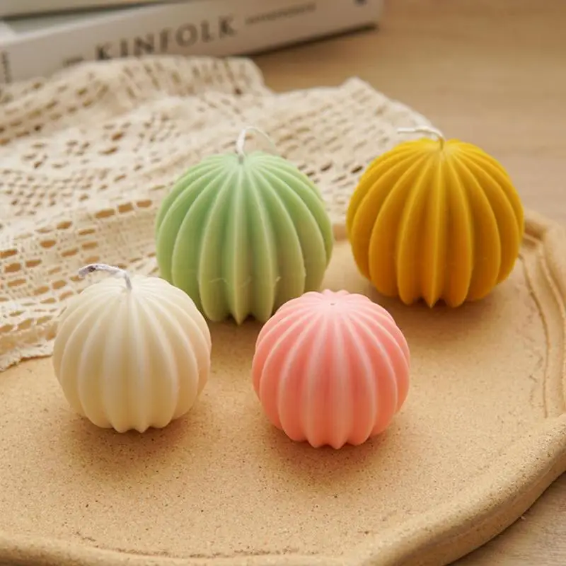 رف مستلزمات صناعة الشموع الكروية، شمعة العلاج العطري، قالب صبار ذاتي الصنع، كرة خط هندسي، قالب شمع بلاستيكي