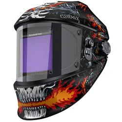 ARCCAPTAIN Welding Mask Auto Darkening 1/1/1/1 Large Screen Solar Power Welding Helmet With 4 Arc Sensor For TIG MIG ARC Cutting