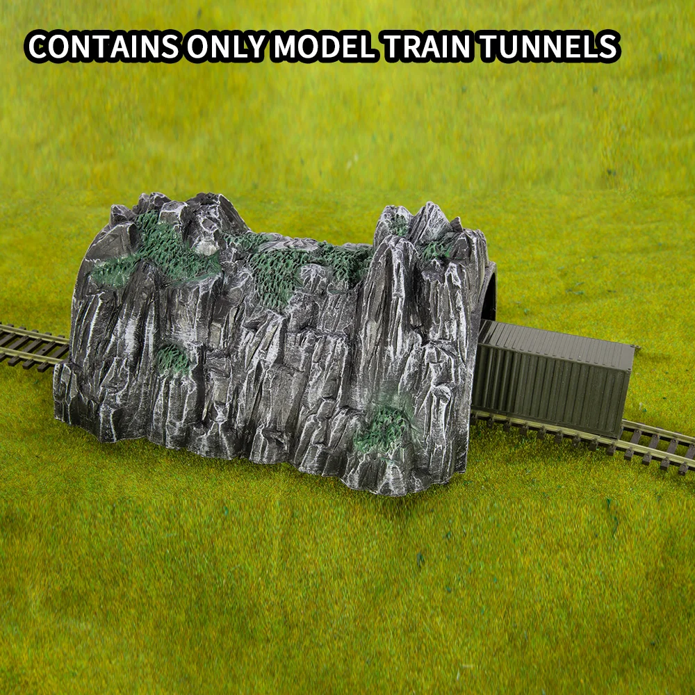 Diy Scene Layout Materials Simulation Rockery Tunnel Cave Model For Train Railway Sand Table Landscape Accessory 1Pcs