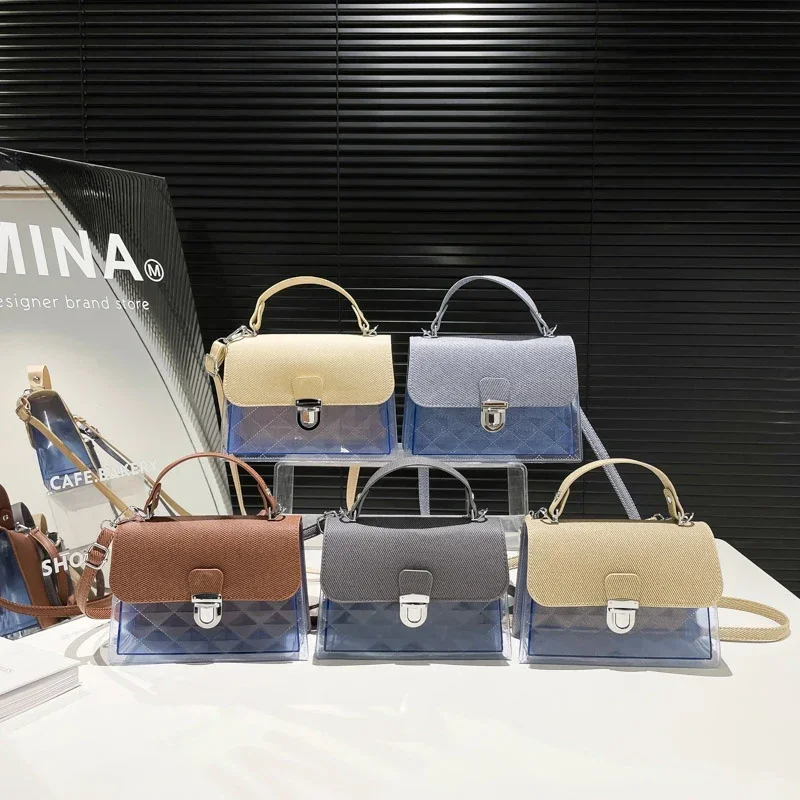 2025년 스타일리시 빈티지 클러치 미니백 (크로스바디 옵션 및 레터 로고 포함) 캐주얼 패션 스타일링