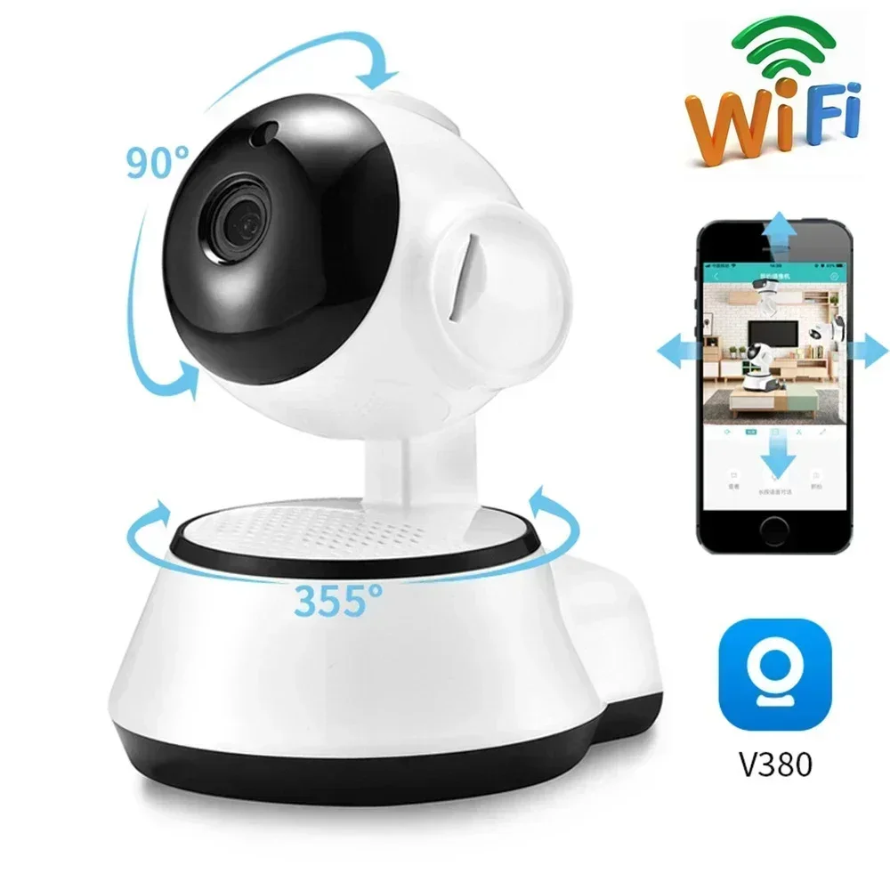 Cámara IP inteligente inalámbrica V380 Pro, seguimiento automático de personas, cámara de vigilancia HD en la nube, red CCTV para el hogar, cámara Wifi