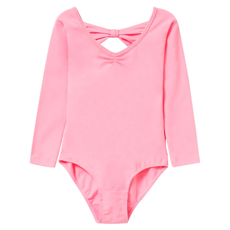 Girls Classic Long Sleeve Leotard for Ballet Dance Gymnastics Toddler Kids Outfits