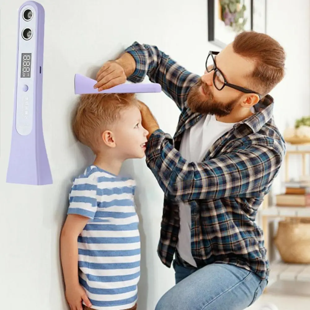 

New Ultrasonic Height Measurement Meter Rechargeable Portable Electronic Height Ruler Accurate Height Measuring Tool Children