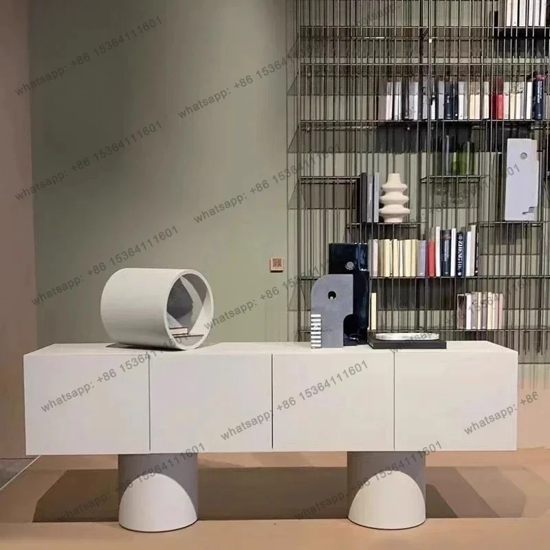 

Simple modern TV cabinet Minimalist entrance entrance storage tea cabinet Master design dining cabinet