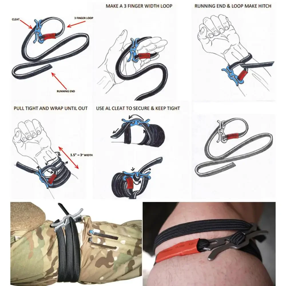 Outdoor Sports  Fast Tourniquet One-hand Operation Tourniquet Tactical Combat Emergency Tourniquet Outdoor Survival Gear