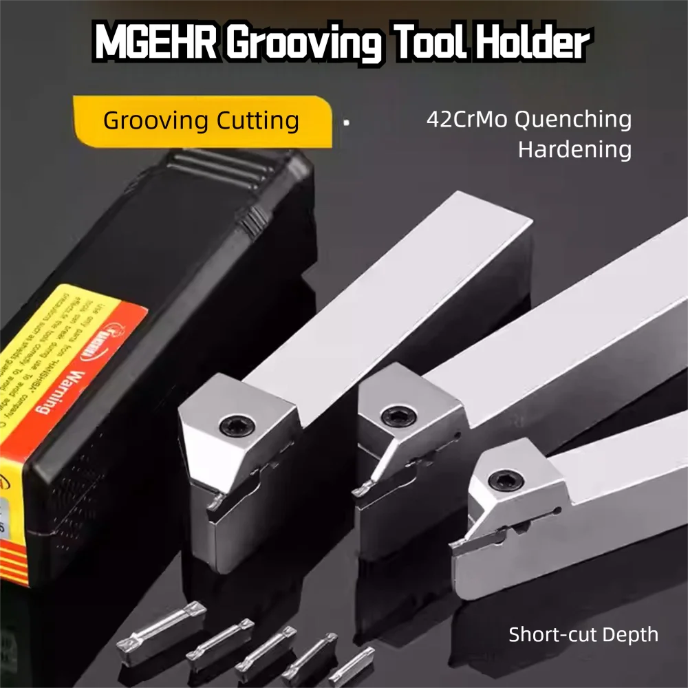 Support Tools Accessory Lathes CNC Slotted Bar Chuck MGEHR1616-2T10 MGEHR2020-3T6 MGEHL2525-6T15 Milling Cutter Holder For Metal