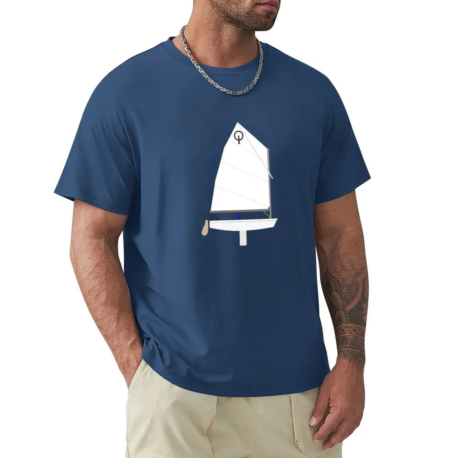 Optimist Sailboat T-Shirt summer top funnys mens t shirts