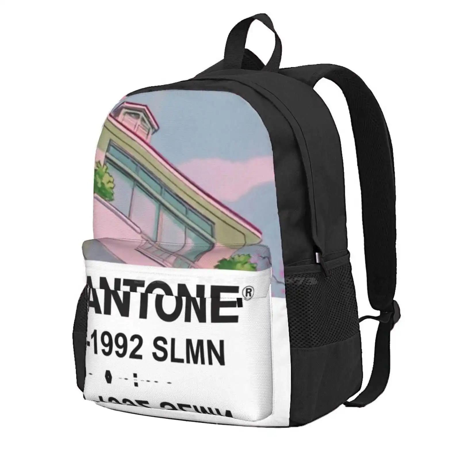 Pantone 90S Anime Hot Sale Schoolbag Backpack Fashion Bags Pantone Aesthetic Tumblr Pink Cute Kawaii Anime Girl Girly Femme