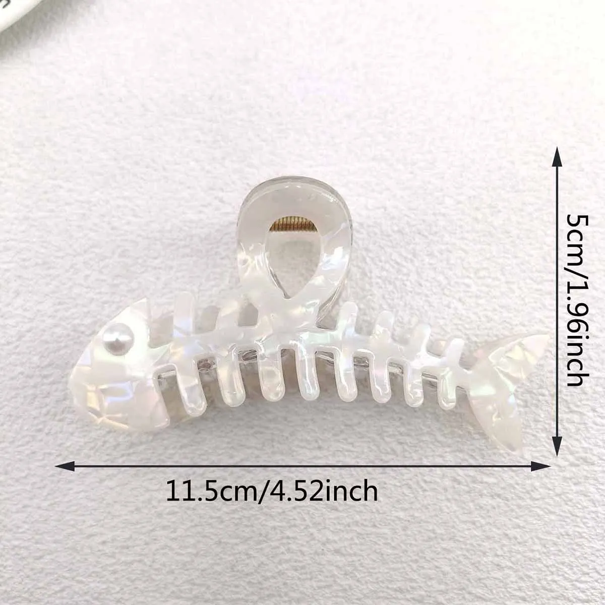 Y2K الملونة هيكل السمكة مشبك شعر الإبداعية شخصية القرش كليب الأسماك بارب بولي كلوريد الفينيل كراب مشبك شعر إكسسوارات الشعر للنساء