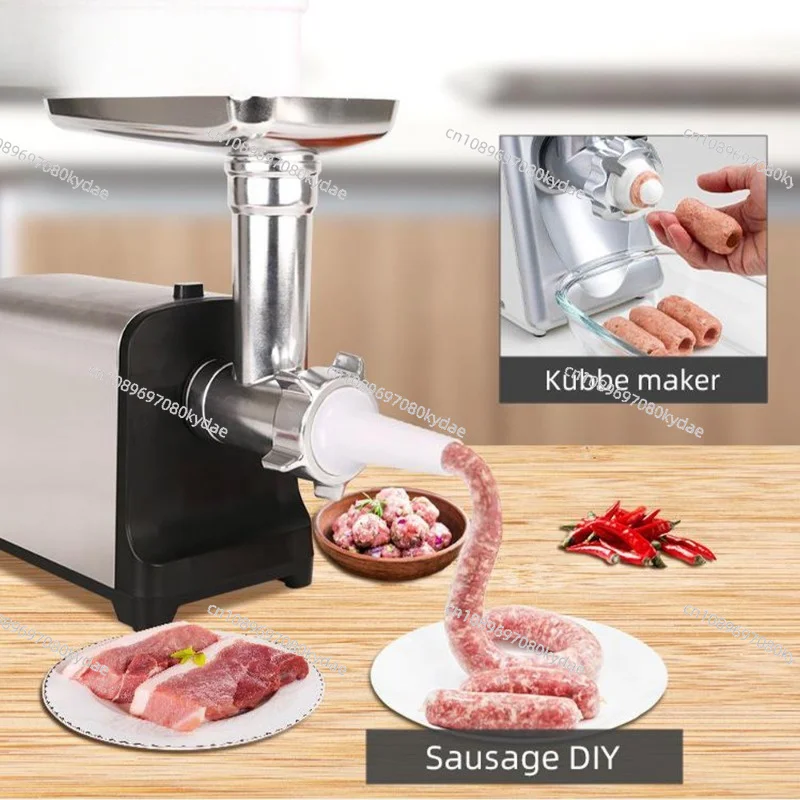 Multifunctional Electric Meat Mincer Household Sausage Stuffing Tool For Minced Meat Garlic Paste 110V US 220V EU Kitchen Prep
