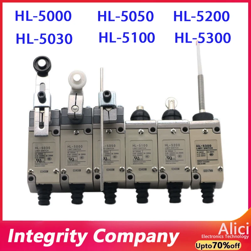 Original For OMRON Travel Switch HL-5000 HL-5030 HL-5050 HL-5100 HL-5200 HL-5300 HL-55 071 HL-5072 -MR Limit Switch