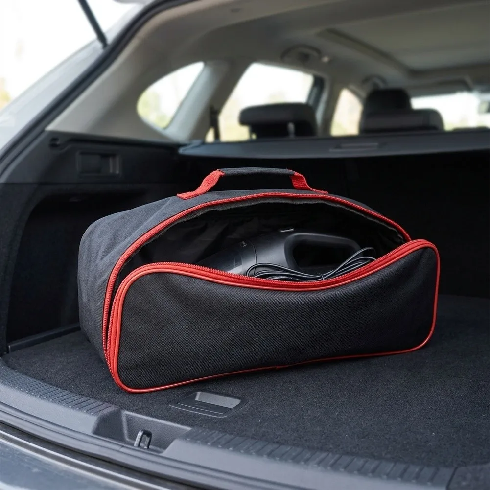 For Home Organization Black red blue red Vacuum Tool Bag Foldable Storage Case For Tools Car Trunk Organizer Polyester And PVC