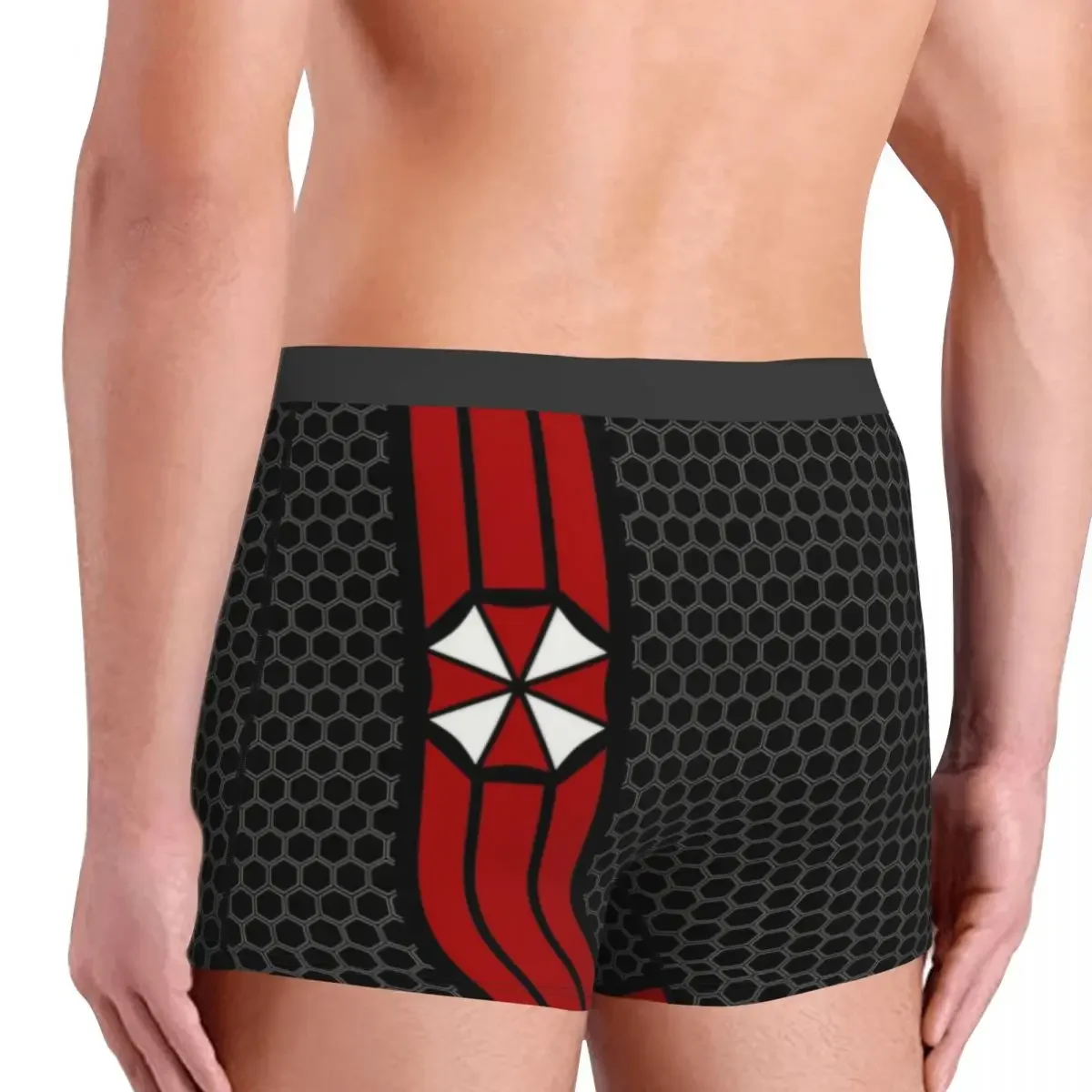 Benutzer definierte Regenschirm Corporation Unterwäsche Männer atmungsaktive Videospiel Cosplay Boxer Slips Shorts Höschen weiche Unterhose für Männer