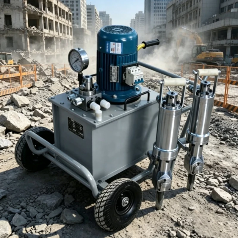 Diesel Hydraulic Rock Splitting Machine Hydraulic Stone Separator Hard Rock Breaking Construction Machinery