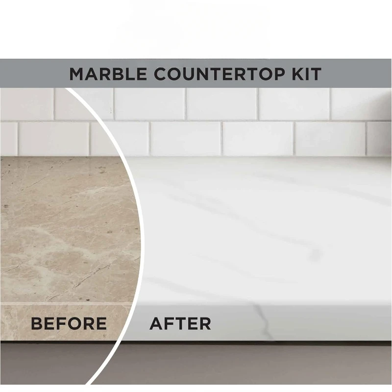 384964 Home Marble Countertop Coating Kit, White US(Origin)