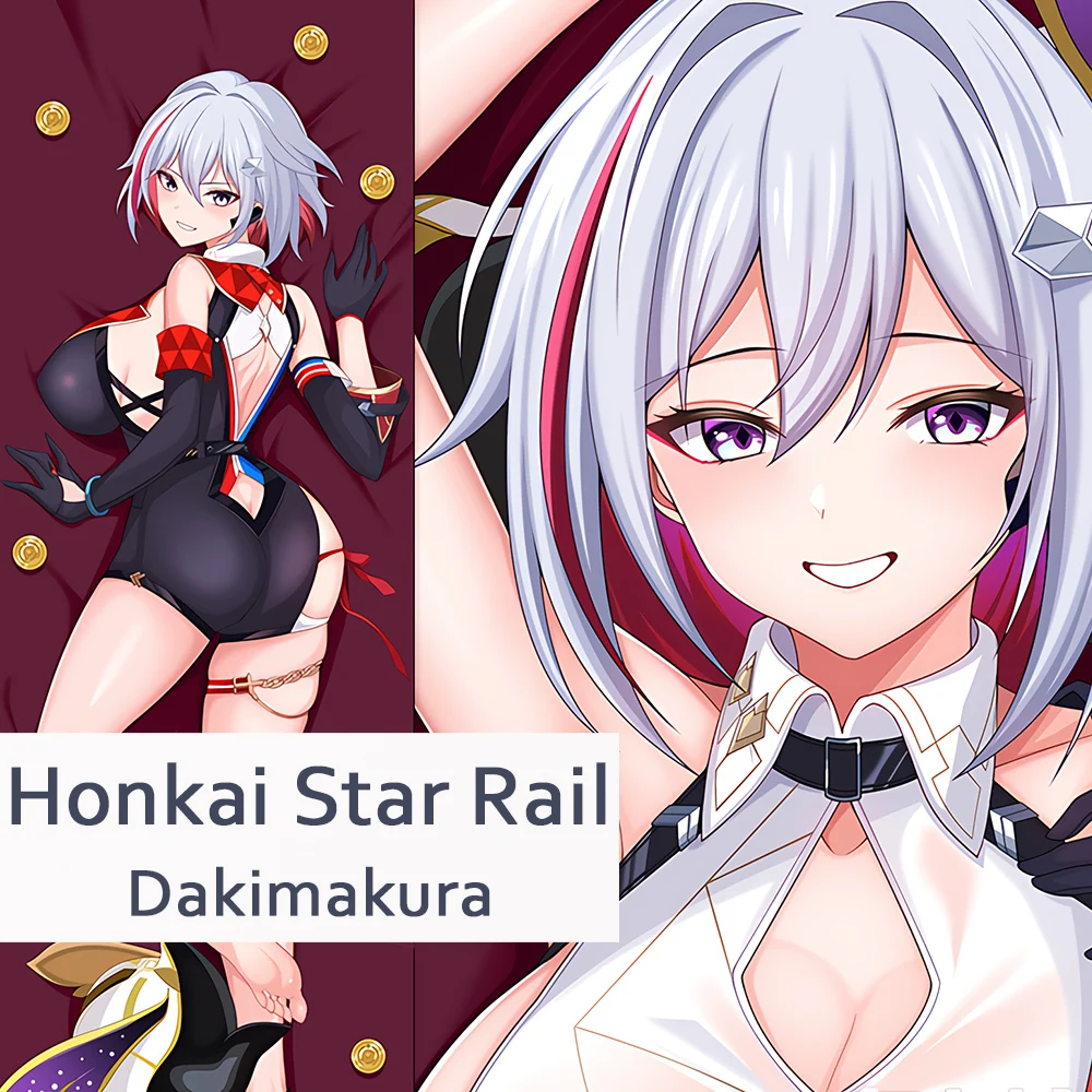 

Honkai Star Rail Dakimakura 2WAY Чехол для тела Аниме Подушка Чехлы для подушек Рождественские подарки