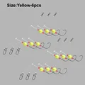 yellow 6pcs