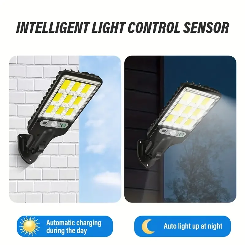 1/2/4 قطعة الشمسية مصباح ليد مصباح للطاقة الشمسية في الهواء الطلق مع محس حركة 3 طرق مقاوم للماء IP65 الشمسية مصباح حديقة شارع ساحة فانوس #4