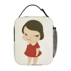 Yoshitomo Nara borsa termica per il pranzo borsa termica riutilizzabile a tenuta stagna Tote Lunch Box Bento Pouch Beach Travel