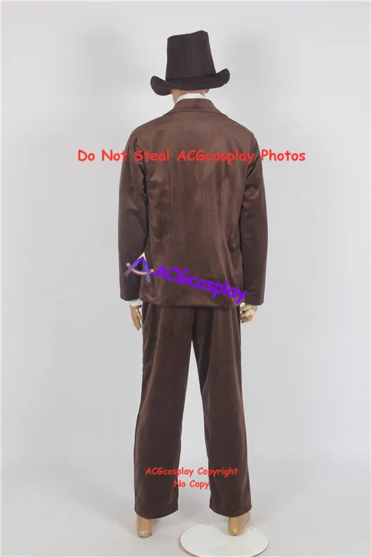 Indiana Jones Dr. Henry Jones Sr Cosplay Costume velvet fabric made acgcosplay include hat