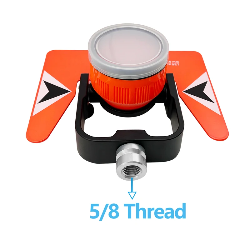 NEW RED SINGLE PRISM AK18 FOR NIKON FOR PENTAX SOUTH TRIMBLE TOTAL STATION prism surveying instrument WITH SOFT BAG