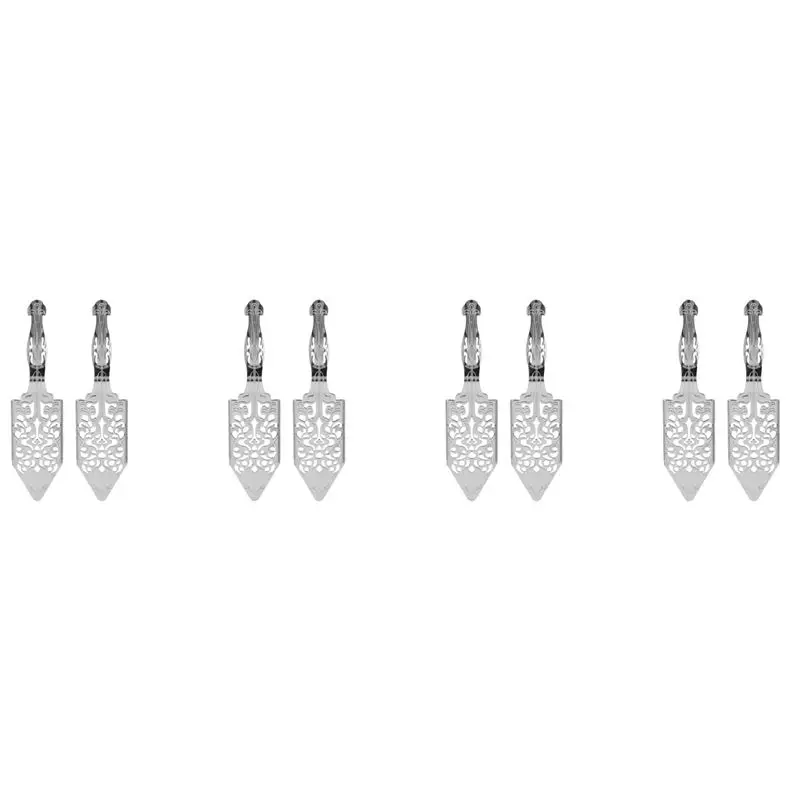 Y42A-8 Pieces Absinthe Spoons, Stainless Steel Absinthe Cocktails Spoon Making Kit Gothic Absinthe Fountain Spoon Dripper