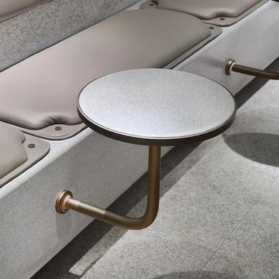

Round table sofa side milk tea shop coffee shop leisure bar hi tea terrazzo coffee side
