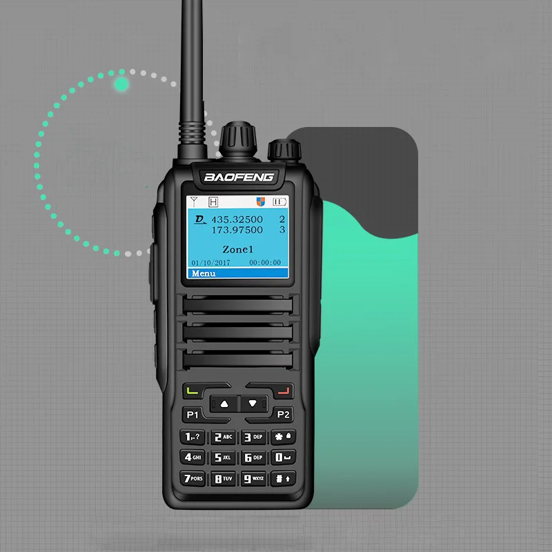 Baofeng DM-1701 جهاز اتصال لاسلكي رقمي للحد من الضوضاء عن بعد اتصال واضح في الهواء الطلق التجاري الأشعة فوق البنفسجية تردد تعديل الاتصال الداخلي