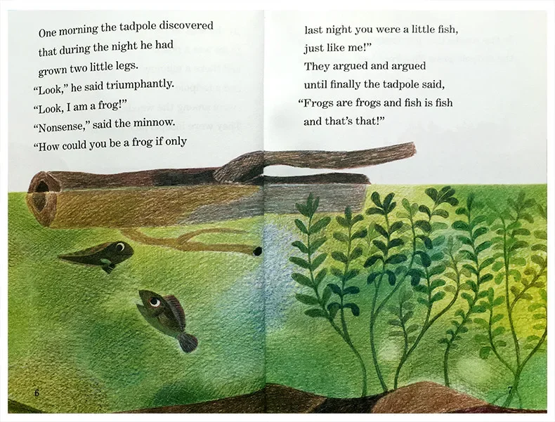 Fish is Fish Leo Lionni, Children's books aged 4 5 6 7 English picture books, 9780553522181