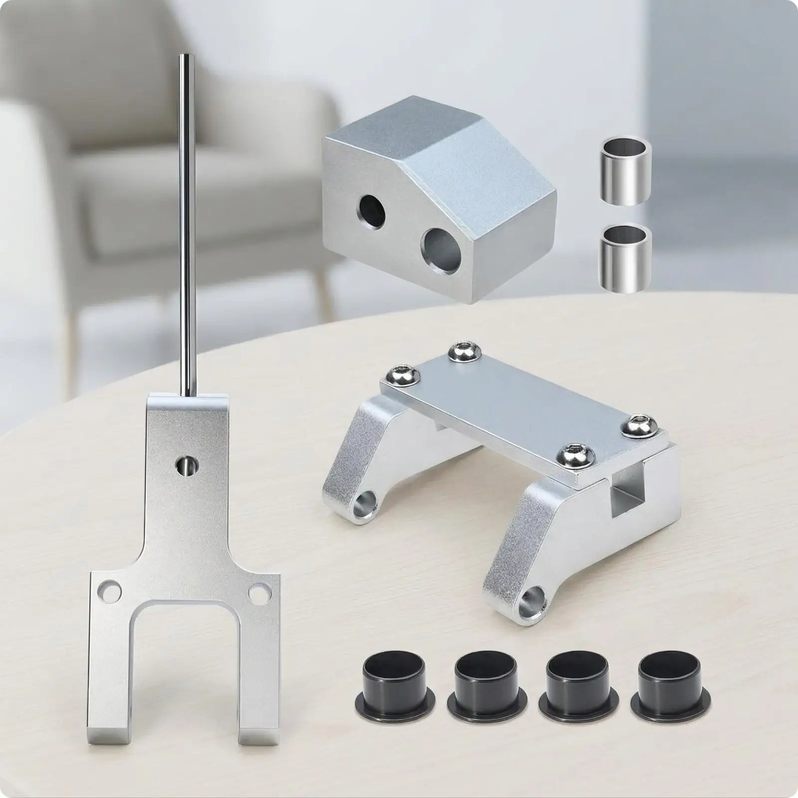 Power Recliner Mechanism Aluminum Alloy Replacement Part for Sofa Chair Linkage Assembly with Mounting Bracket Repair
