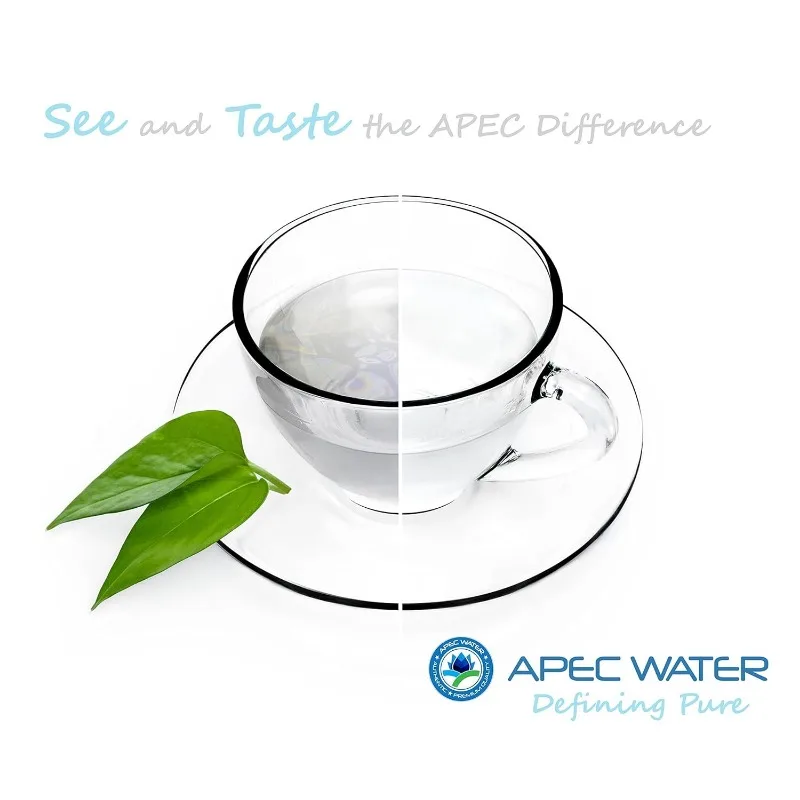 Sistem Air APEC seri Essence ROES-PH75 tingkat atas pH Mineral basa + 75 GPD sistem Filter air aman bersertifikasi 6 Tahap