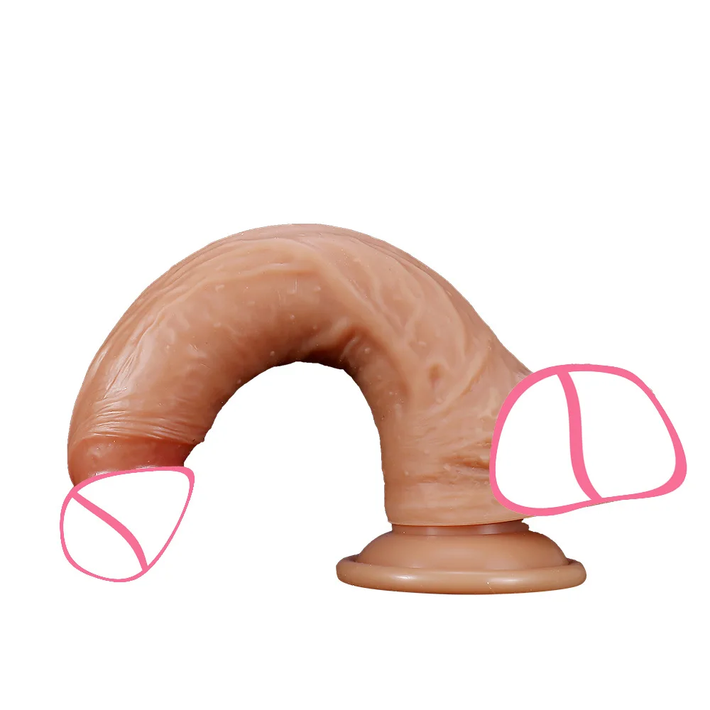Real muscle bully silicone simulation penis female masturbation dildo adult sex toy