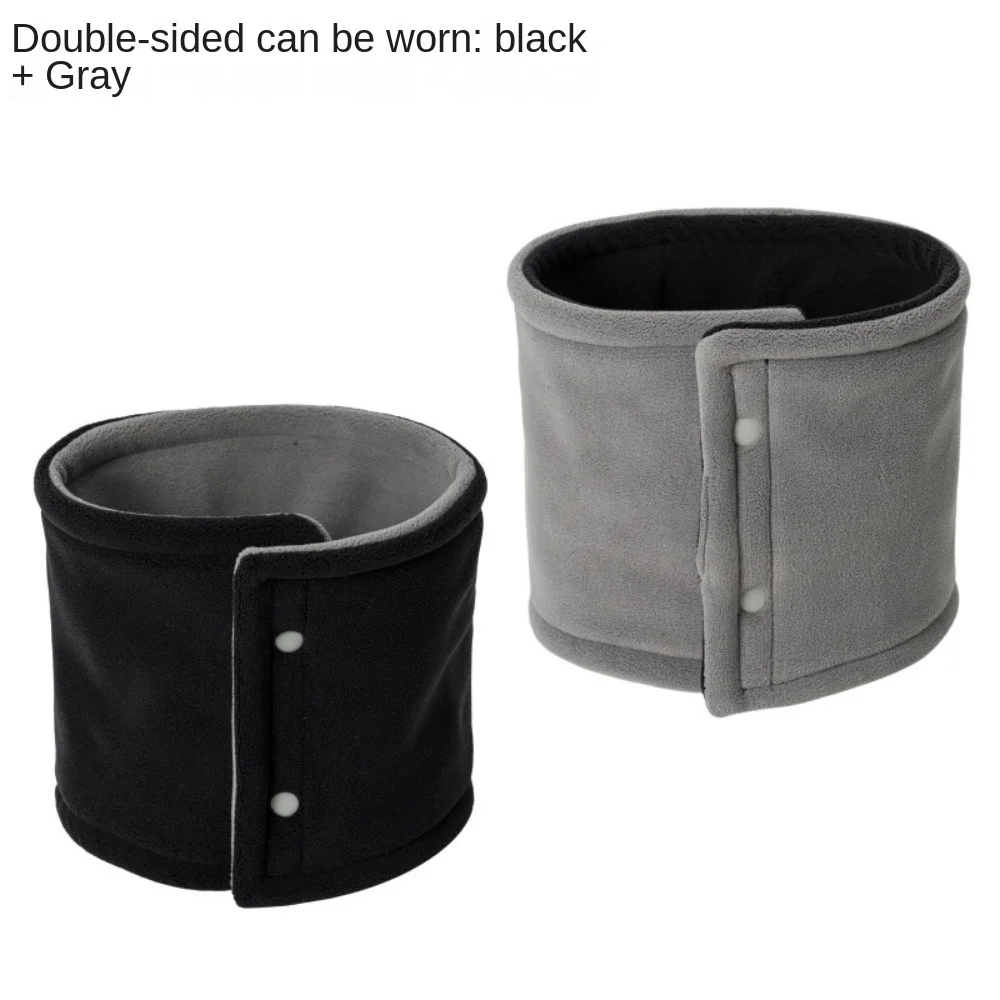 New Christmas Gift Neck Warmer Soft Knitted Winter Keep Warm Sport Scarf Skating Running Thickened Lining Cold-proof Collar