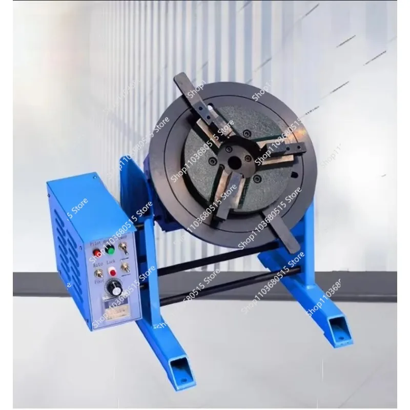 30KG Circular Seam Welding Positioner Turntable Industrial Rotary Fixture For Precision Welding Work