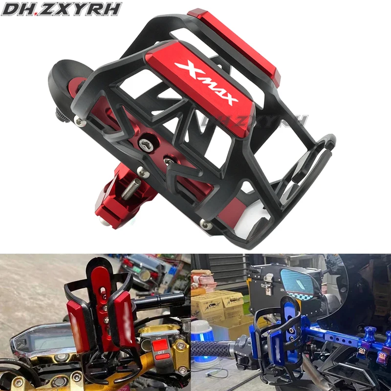For XMAX300 XMAX400 XMAX125 XMAX X-MAX 125 250 300 400 Motorcycle Beverage Bottle Cage, Beverage Cup Holder,Cup Holder
