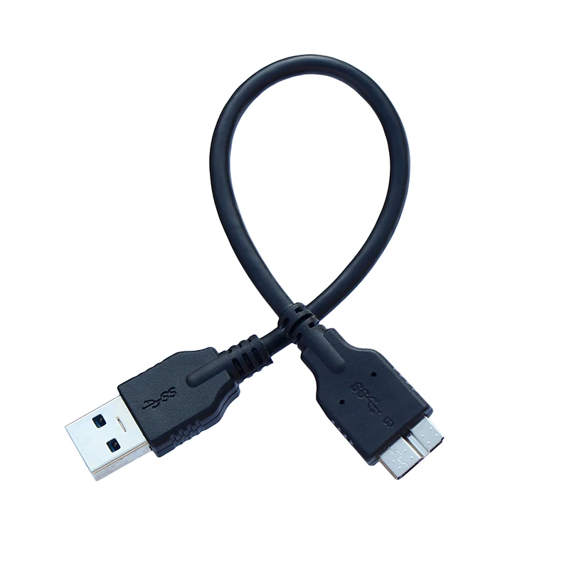 20CM  Micro 3.0 To USB 3.0 Data Sync Charging Short Cable for USB3.0 Hard Disk