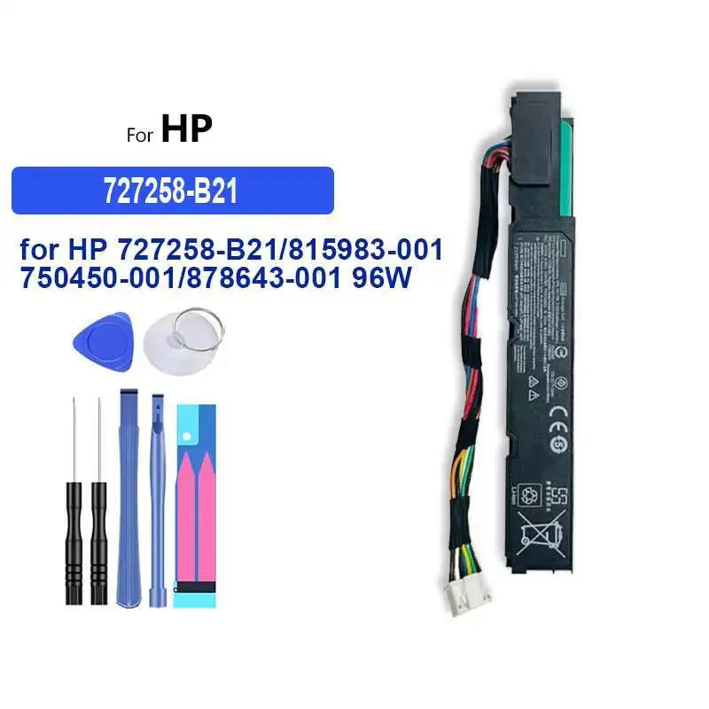

727258-B21 Storage Device Battery For HP 727258-B21 815983-001 750450-001 878643-001 96W Smart Storage 1100mAh Lightweight