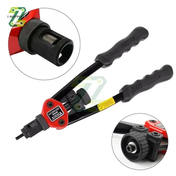 리베터 건 도구 핸드 리베터 교환 가능한 Mandrel 삽입 스레드 너트 리벳 드릴링 리벳 도구 M3-M12 예비 부품