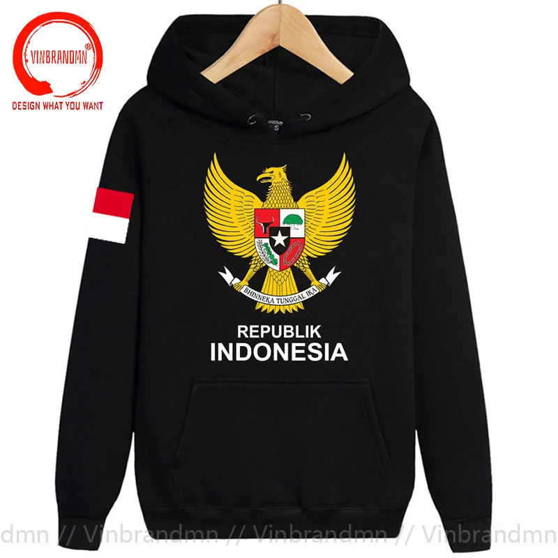 Indonesia Indonesian IDN ID Mens Nation Coat Hoodie Pullovers Hoodies Jerseys Men Autumn Sweatshirt Streetwear Outdoor Clothing