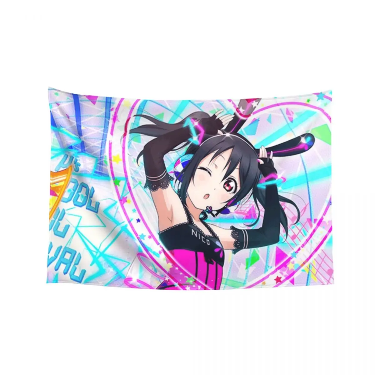 

Cyber Cutie Nico Tapestry Christmas Decoration Aesthetic Room Decorations Home Supplies Tapestry
