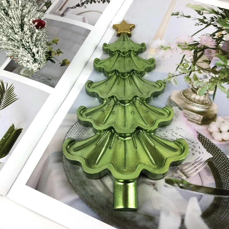 Drop Gypsum Christmas Tree Ornaments Pendant Silicone Mold