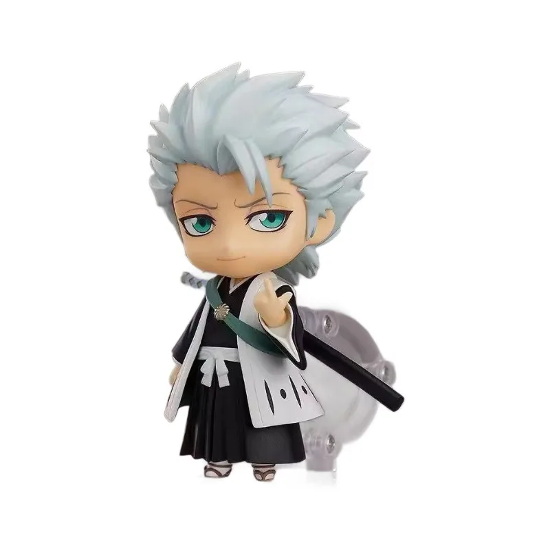 10CM BLEACH Anime Figure Hitsugaya Toushirou Statue Figurine Collection Toy Model Action Figures room Ornament kid birthday Gift