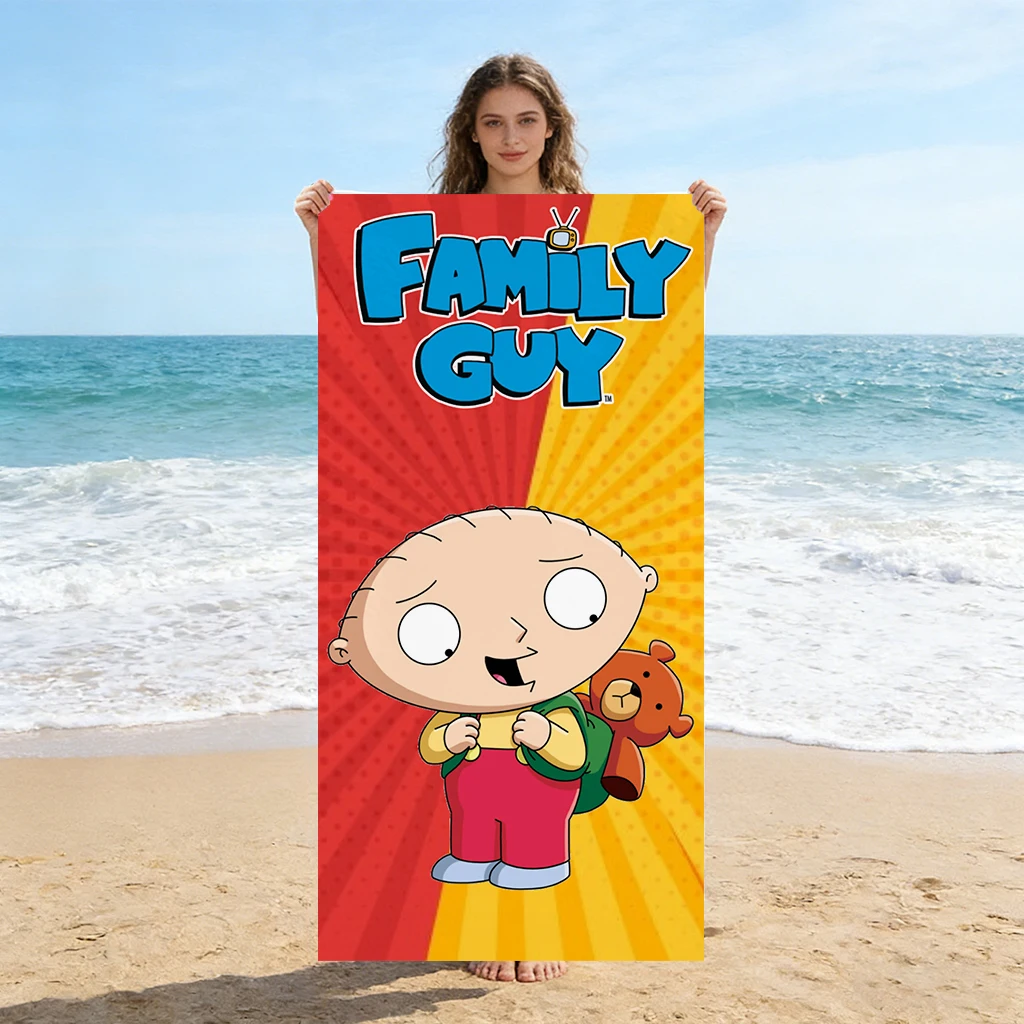 1pc Funny Guy Dumplings Beach Towel Large Quick-drying Towel Suitable for Beach Yoga Pool Gym Sport Home Towel Sand Free Towel