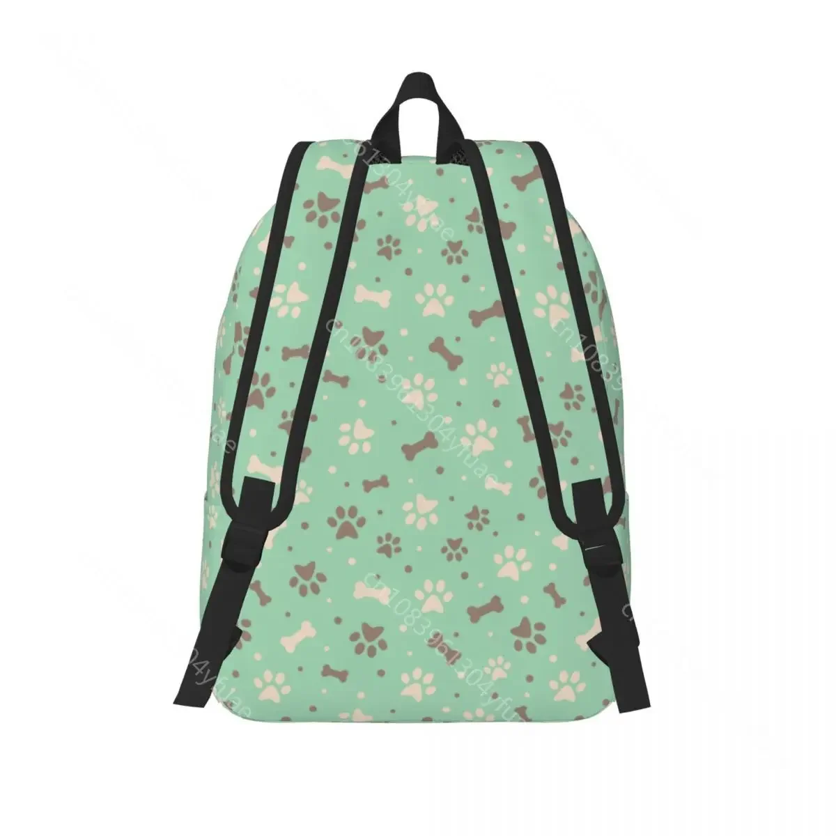 Colorful Dog Paw Backpack Unisex Cartoon Print Backpacks Christmas Gift Streetwear High School Bags Sport High Quality Rucksack