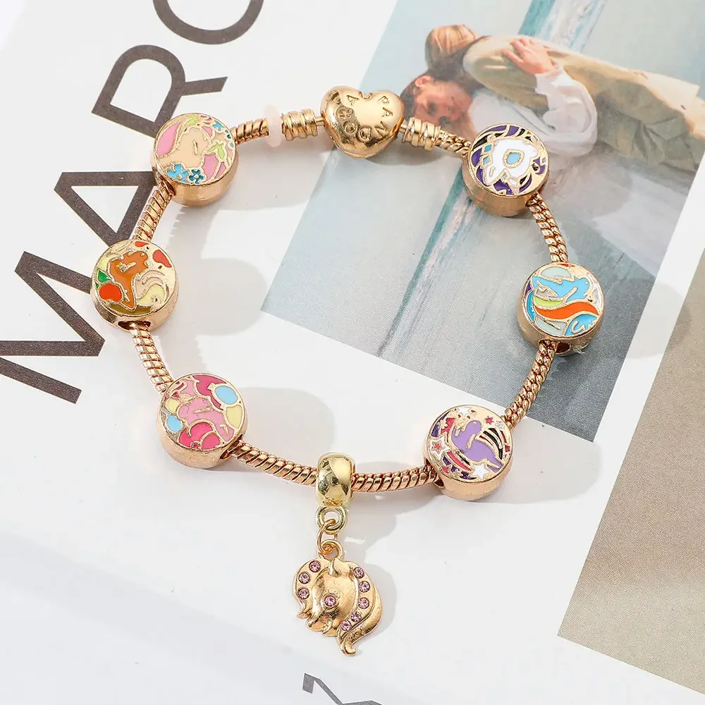 

New My Little Pony Twilight Sparkle Diy Cartoon Accessories Bracelet Beads Game Anime Peripherals Fashion Trendy Cute Gifts