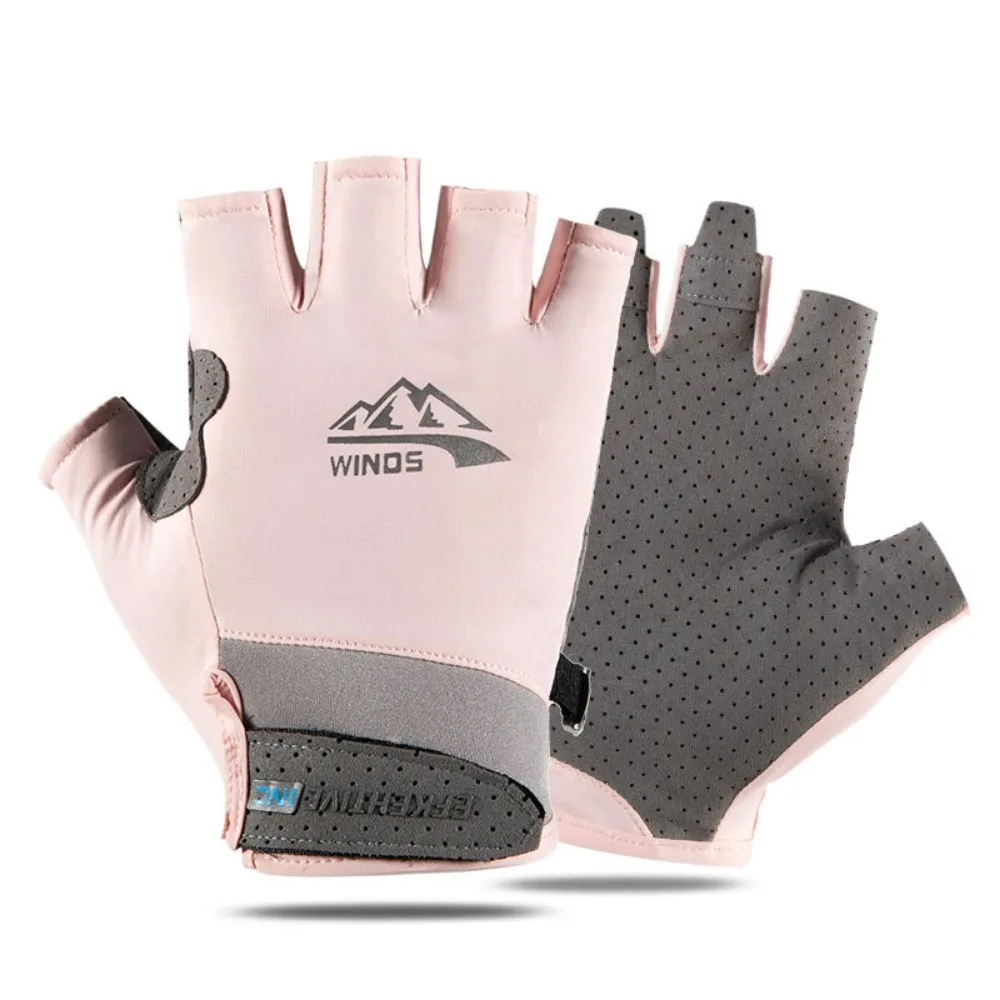 Touch Screen Ice Silk Gloves Anti-uv Breathable Armguard Highly Elastic Riding Driving Gloves Outdoor Sports